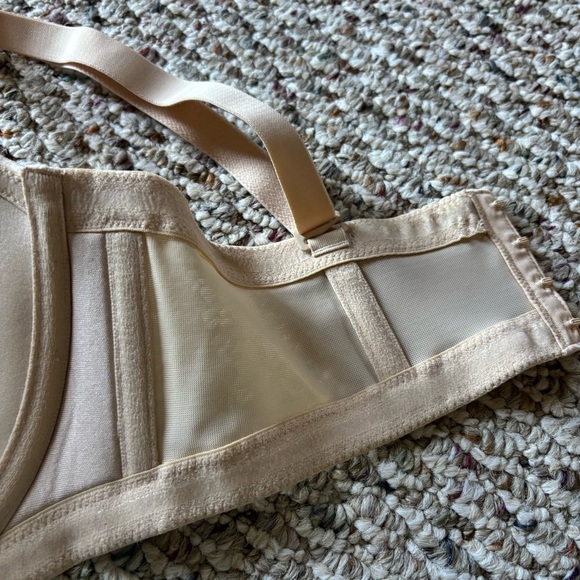 Wacoal Red Carpet Full Busted Convertible Strapless Bra 38DDD 854119 Nude Beige - Picture 5 of 11